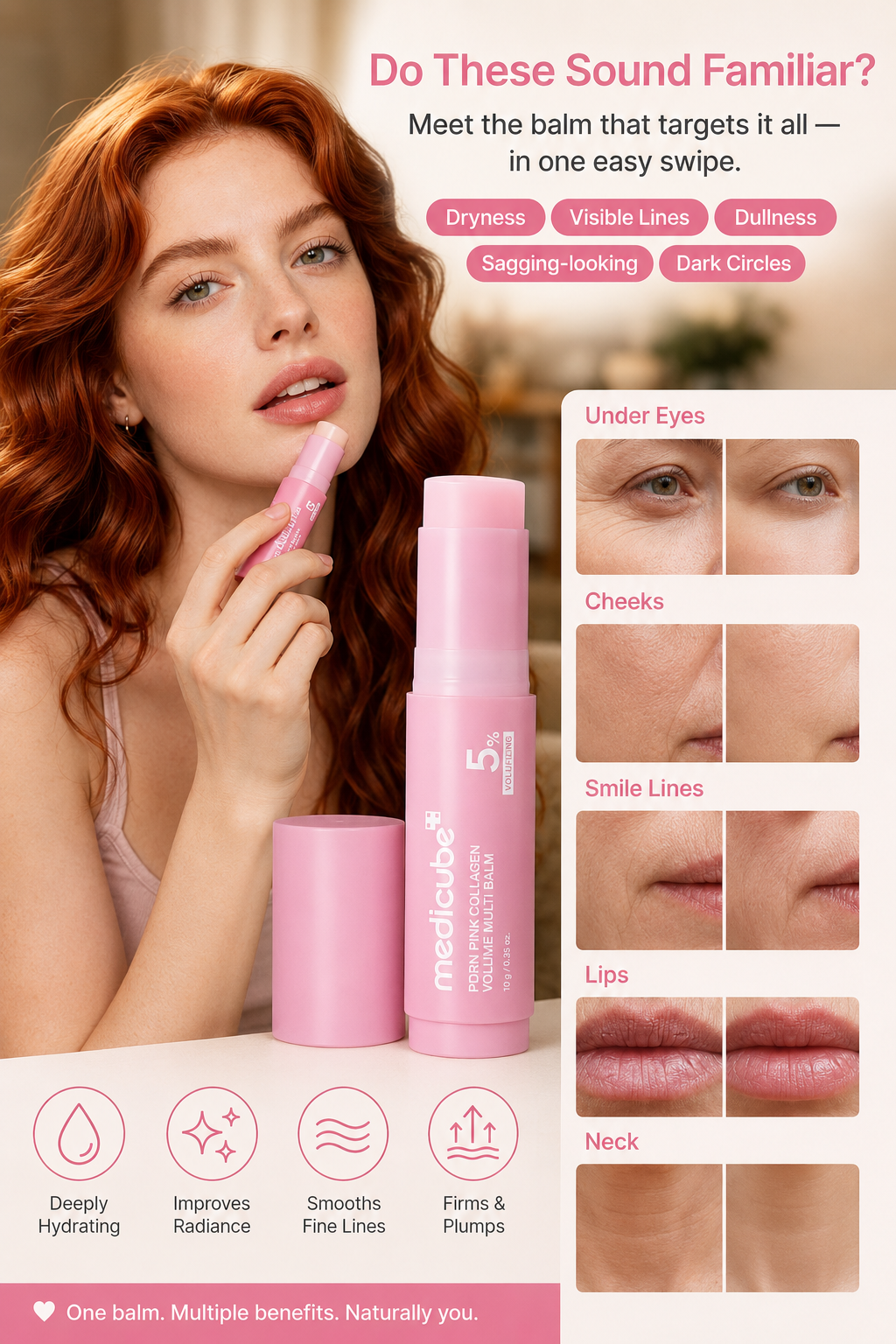 PDRN Pink Collagen Volume Multi Balm - 10G